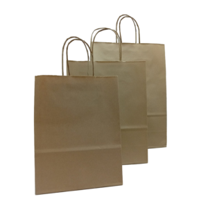 Shoppers in carta kraft avana a caldo